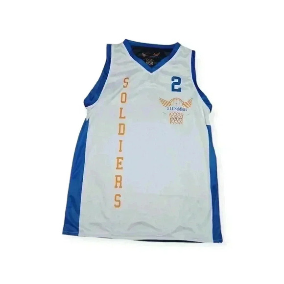 Small Town Elite Soldiers Men's Reversible Basketball Jersey Sleeveless Size M - Picture 1 of 9